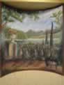 Mediterranean Terrace Mural Above Bath Tub 1
